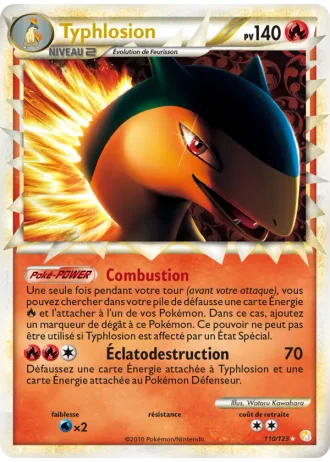 Typhlosion #110 — HeartGold SoulSilver