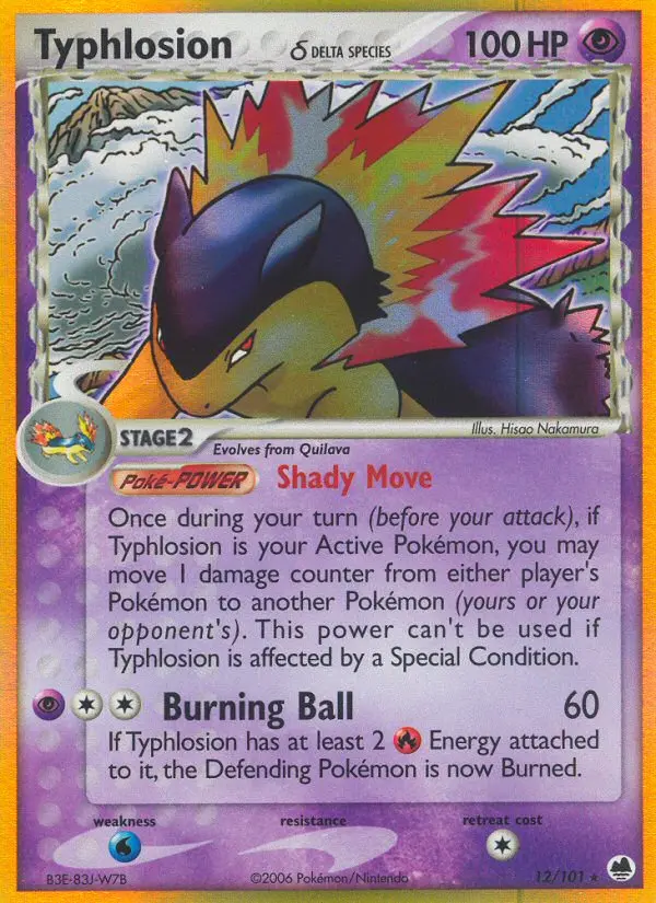 Typhlosion #12 — EX L'Isola dei Draghi