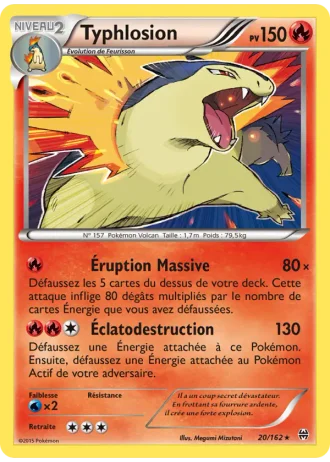 Typhlosion #20/162 — Impulsion Turbo