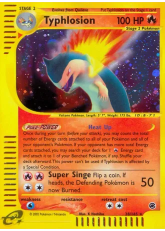 Typhlosion #28/165 — Expedition Set Base