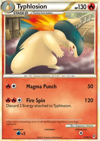 Typhlosion #35/95 — Richiamo delle Leggende