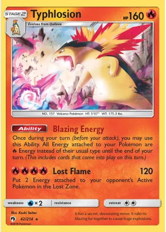 Typhlosion #42/214 — Lost Thunder