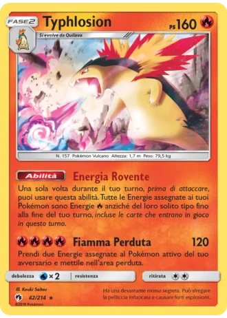 Typhlosion #42/214 — Tuoni Perduti