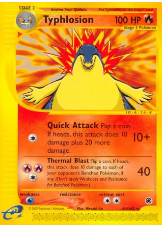 Typhlosion #64/165 — Expedition Set Base