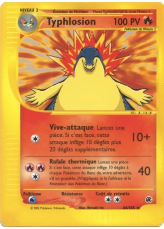 Typhlosion #64/165 — Expedition