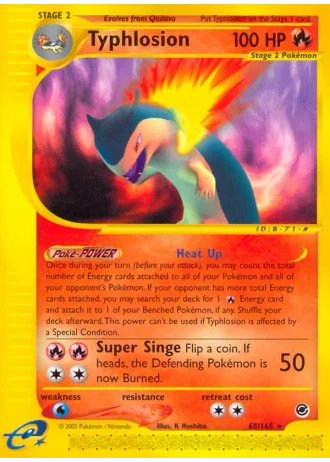 Typhlosion #65 — Expedition Base Set