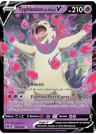 Typhlosion de Hisui V #053 — Astres Radieux