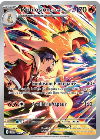 Typhlosion de Luth #190/182 — Rivalités Destinées