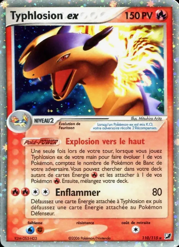 Typhlosion ex #110 — EX Forces Cachées