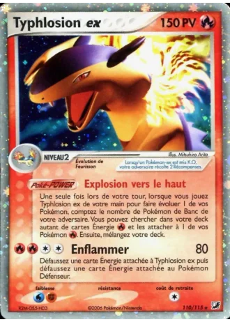 Typhlosion ex #110 — EX Forces Cachées