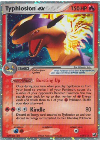 Typhlosion ex #110/115 — Unseen Forces