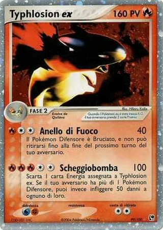 Typhlosion ex #99 — EX Tempesta di Sabbia