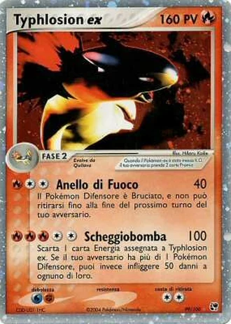 Typhlosion ex #99 — EX Tempesta di Sabbia