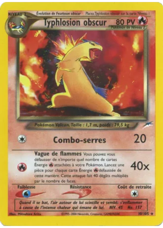 Typhlosion obscur #10 — Neo Destiny