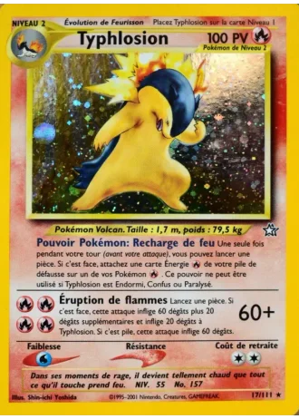 Typhlosion (première édition) #17/111 — Neo Genesis (1ère Édition)