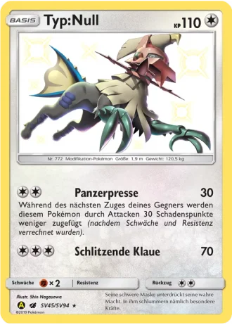 Typ:Null SV45 — Schillernde Schatzkammer (Verborgenes Schicksal)
