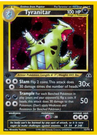 Tyranitar #12 — Neo Discovery