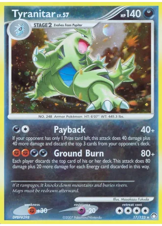 Tyranitar #17 — Mysterious Treasures