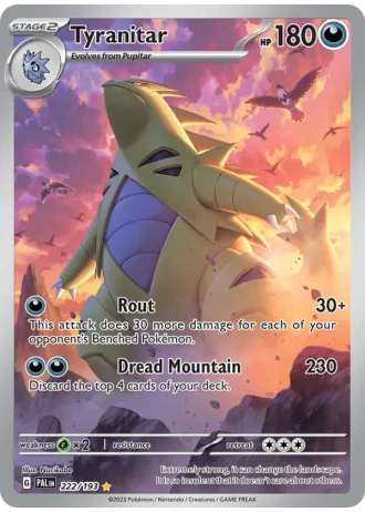 Tyranitar #222 — Paldea Evolved