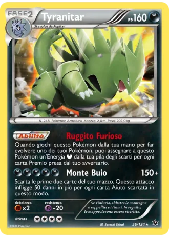 Tyranitar #56/124 — Destini Incrociati