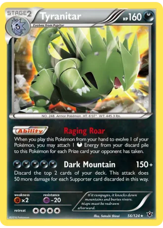 Tyranitar #56 — Fates Collide