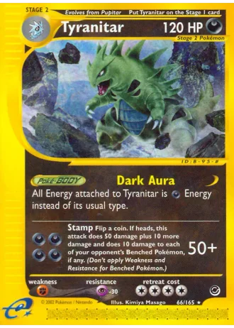Tyranitar #66 — Expedition Base Set