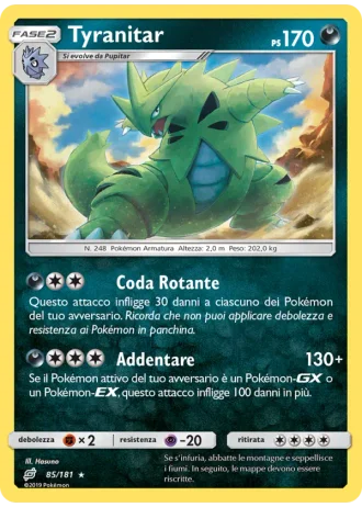 Tyranitar #85 — Gioco di Squadra