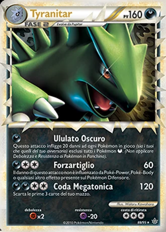 Tyranitar #88/95 — Forze Scatenate