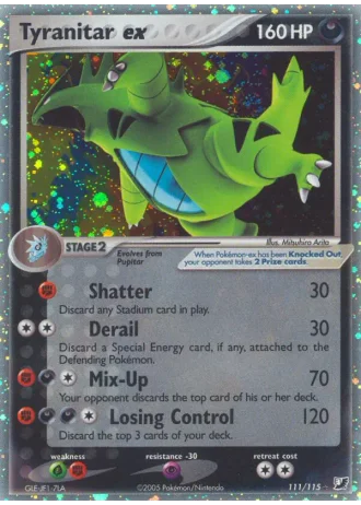 Tyranitar ex #111 — Unseen Forces