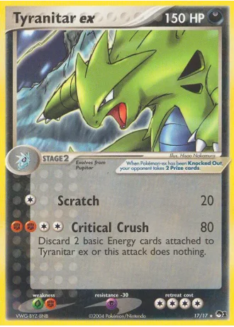 Tyranitar ex #17 — POP Series 1