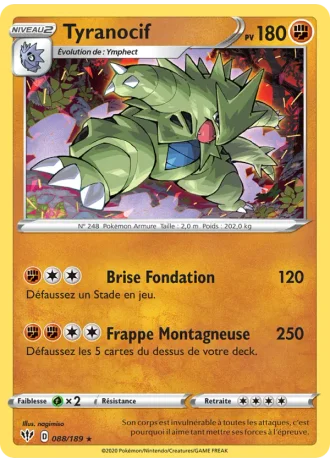 Tyranocif #88/189 — Ténèbres Embrasées