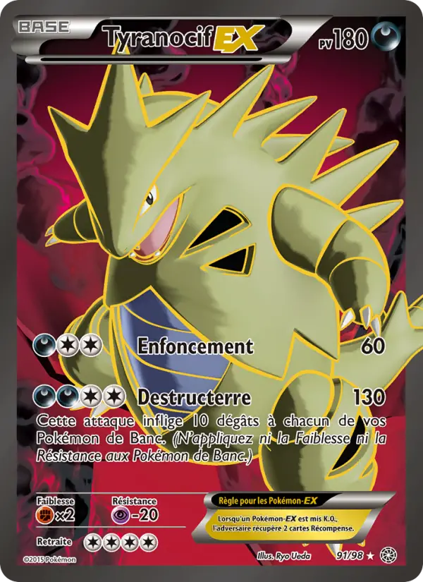 Tyranocif EX #91 — Origines Antiques