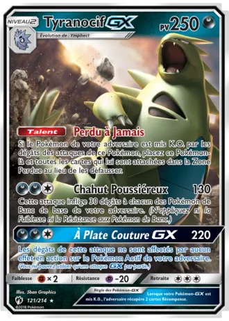 Tyranocif GX #121/214 — Tonnerre Perdu