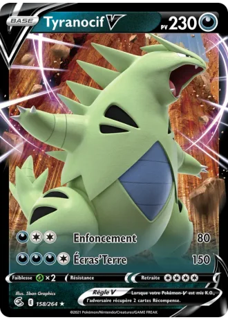Tyranocif V #158 — Poing de Fusion