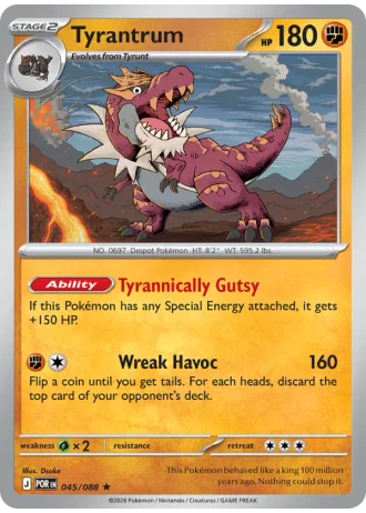 Tyrantrum #045/88 — Perfect Order