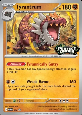 Tyrantrum #066 — MEP Black Star Promos