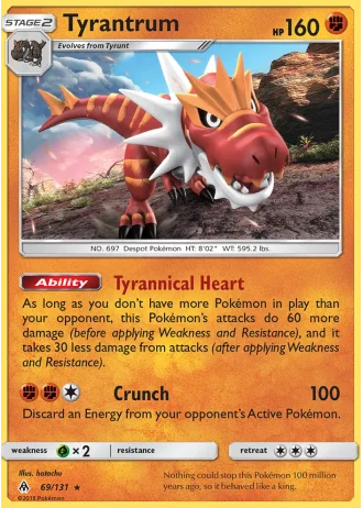 Tyrantrum #69/131 — Forbidden Light