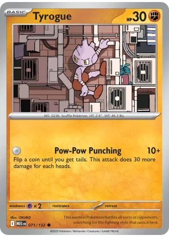 Tyrogue #071/132 — Mega Evolution