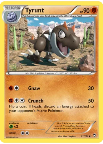 Tyrunt #61/111 — Furious Fists