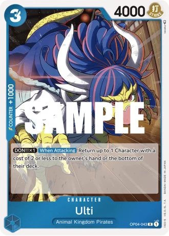 Ulti (OP04-043) — Kingdoms of Intrigue (OP04)