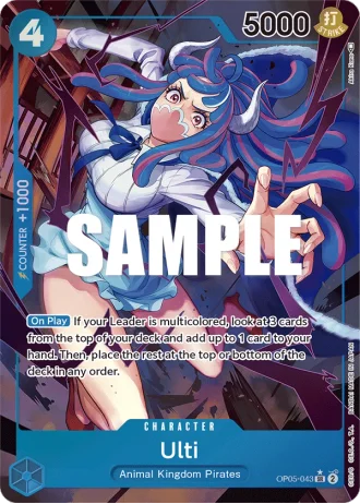 Ulti (OP05-043) (Alternative Art) — Awakening of the New Era (OP05)