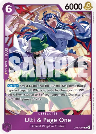 Ulti & Page One (OP17-060) — The World's Strongest Warriors (OP17)