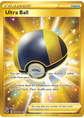 Ultra Ball #186/172 — Brilliant Stars