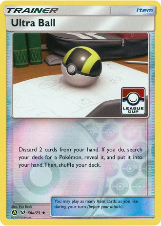 Ultra Ball #68a — Yellow A Alternate