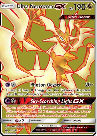 Ultra Necrozma GX #127/131 — Forbidden Light