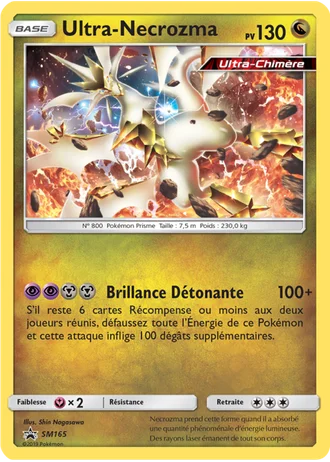 Ultra-Necrozma SM165 — Soleil & Lune Promos