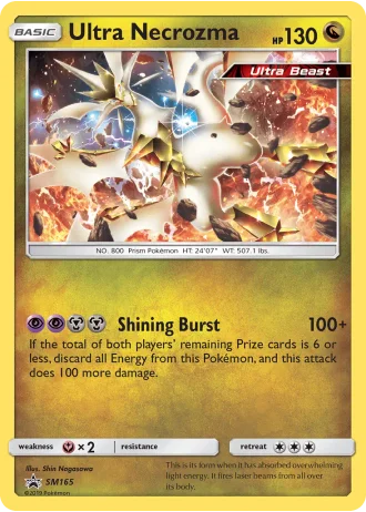 Ultra Necrozma SM165 — Sun & Moon Promos