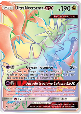 UltraNecrozma GX #140/131 — Apocalisse Di Luce