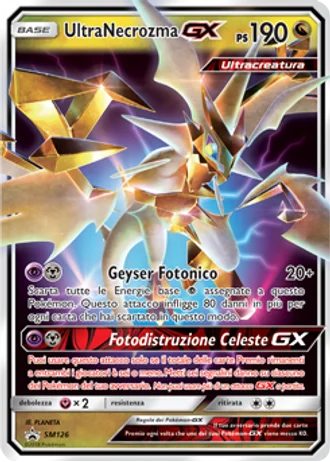 UltraNecrozma GX SM126 — Sole e Luna Promos