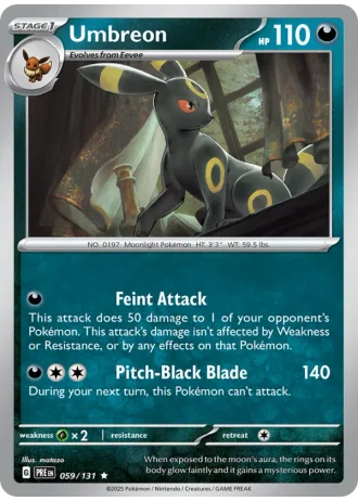 Umbreon #059 — Prismatic Evolutions